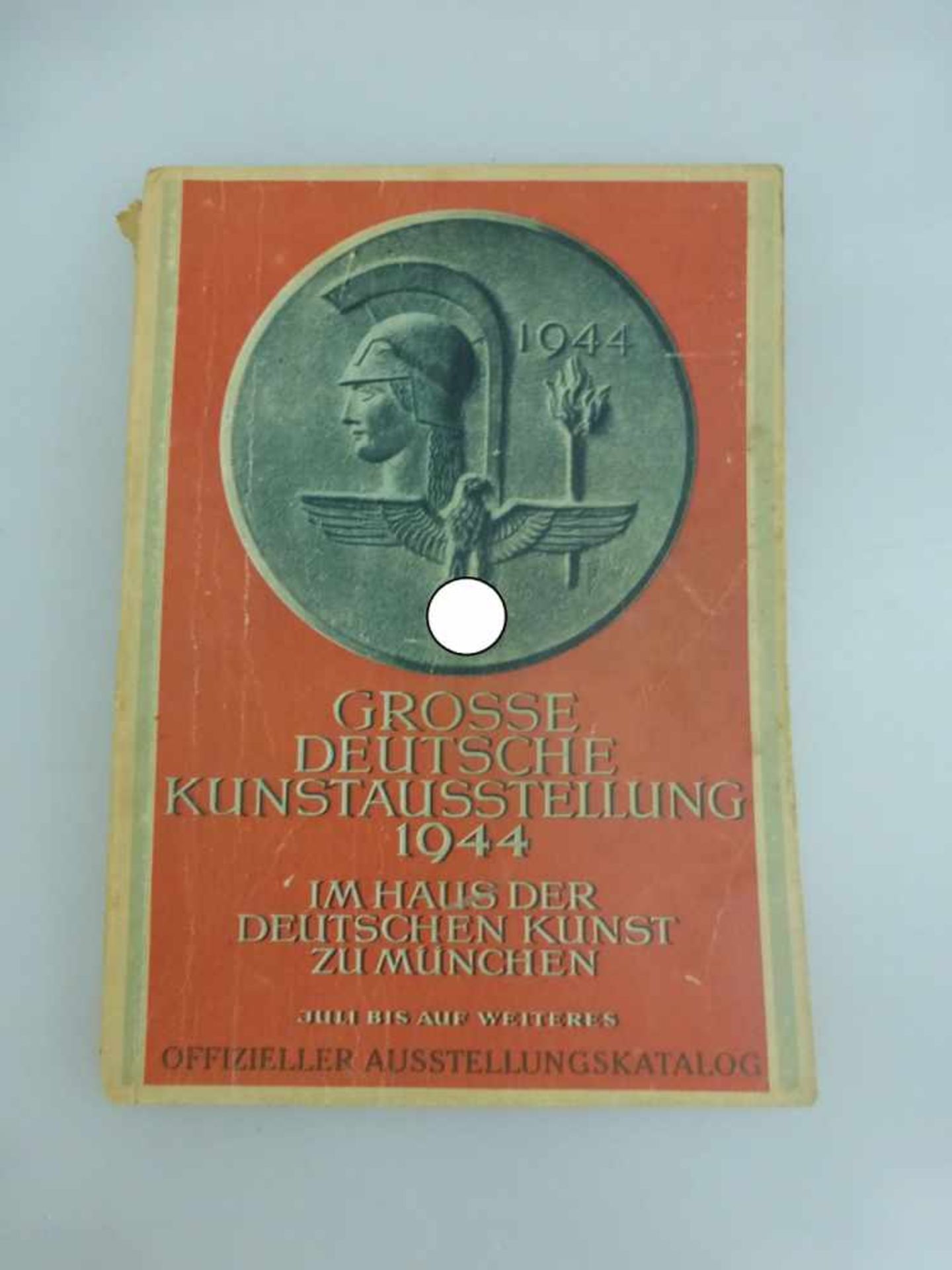 Katalog zur Großen Deutschen Kunstausstellung in München 1944, Einband besch.