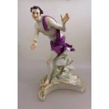 Seltene Meissen Figur "Apollo", Schwertermarke um 1900, aus der Figurengruppe "Apollo und