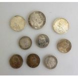 Kaiserreich Preussen, Konvolut Silbermünzen, 2 Mark 1876A (Jaeger 96), 2 Mark 1880 A<