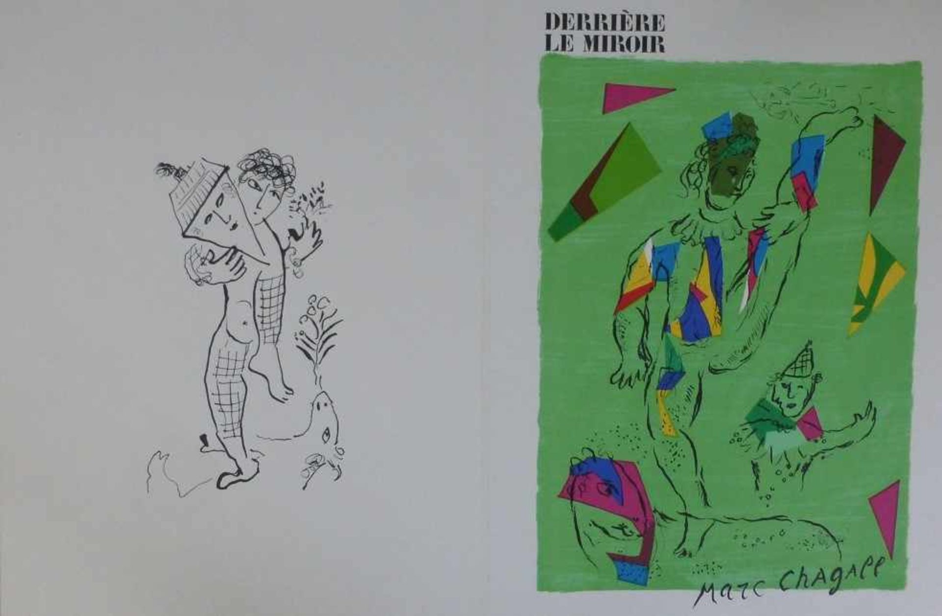 Chagall, Marc (1887 Witebsk - 1985 St. Paul-de-Vence), 3 orig. Farblithografien aus