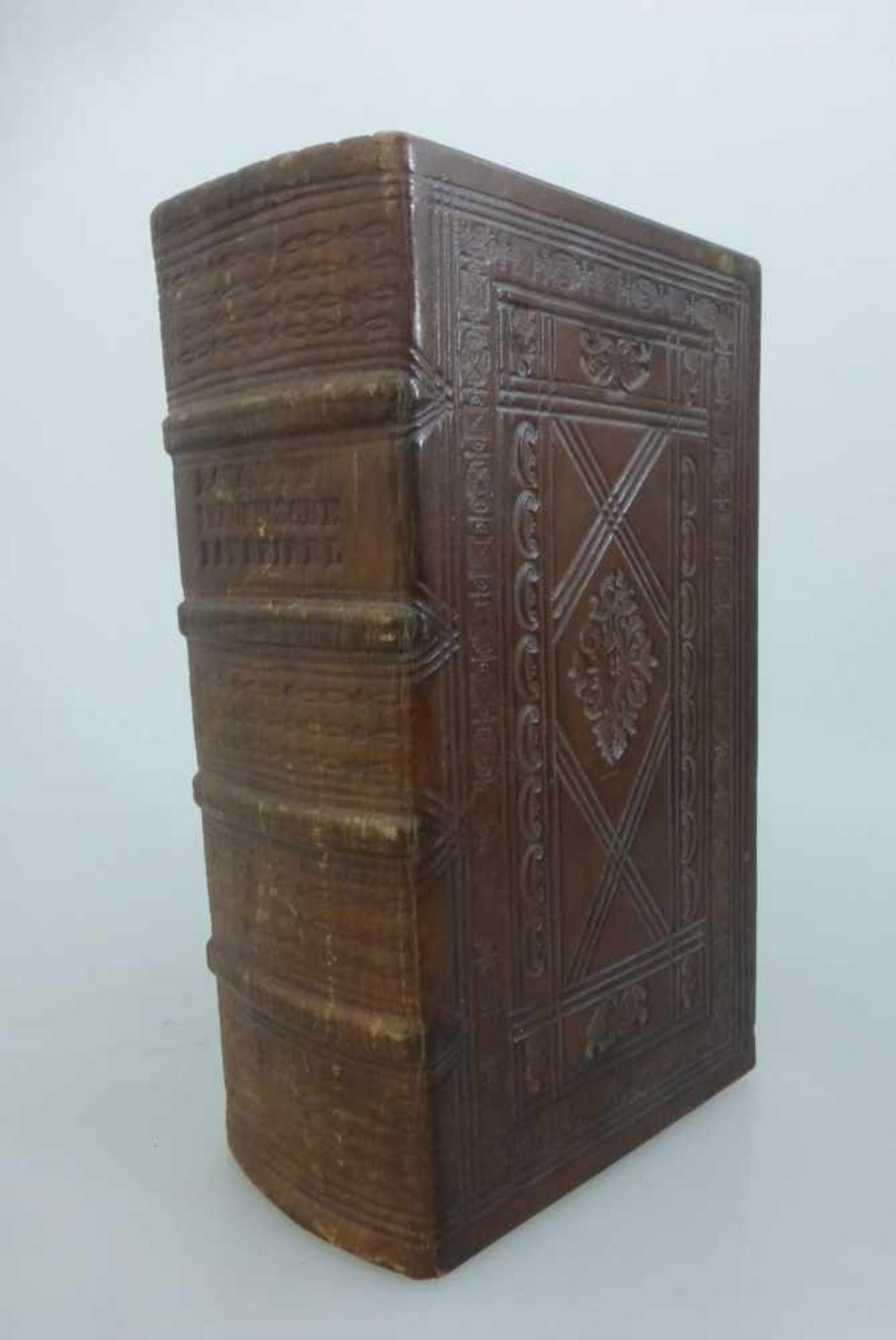 Preussische Hand-Bibel, Martin Luther, Johann Jacob Quandl, Königsberg 1734, gepr.<