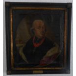 Gemälde um 1800, Öl / Lw., Portrait des Fürstbischof von Fechenbach, Georg Karl Ignaz<br