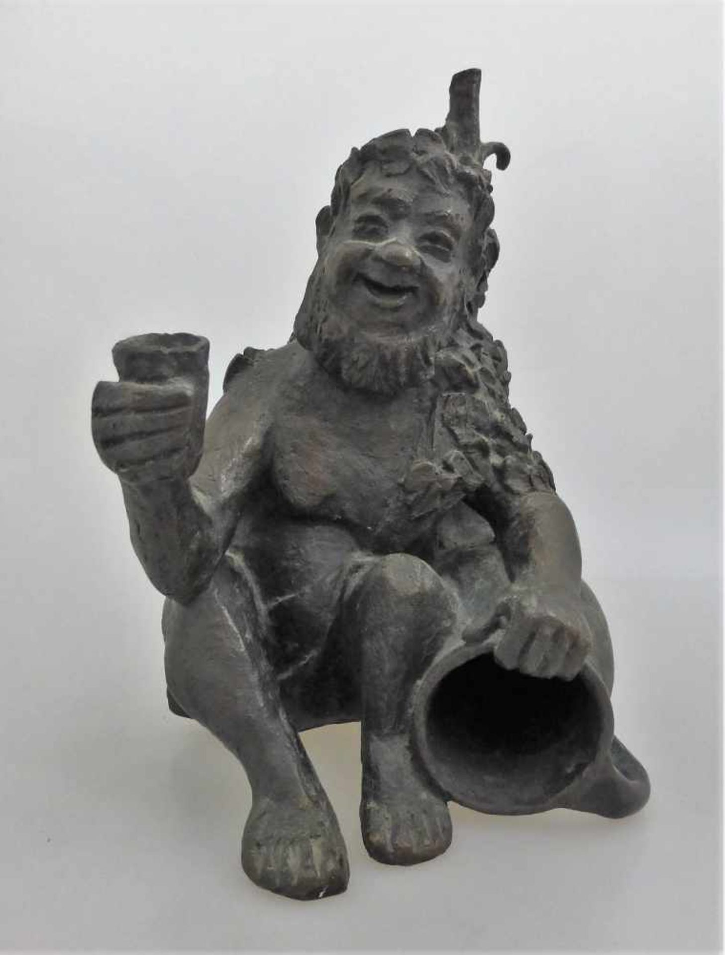 Steinbrenner, Theophil (*1946 Herbstadt / Grabfeld), Bronze, "Bacchus", h. 24cm, sign. u.