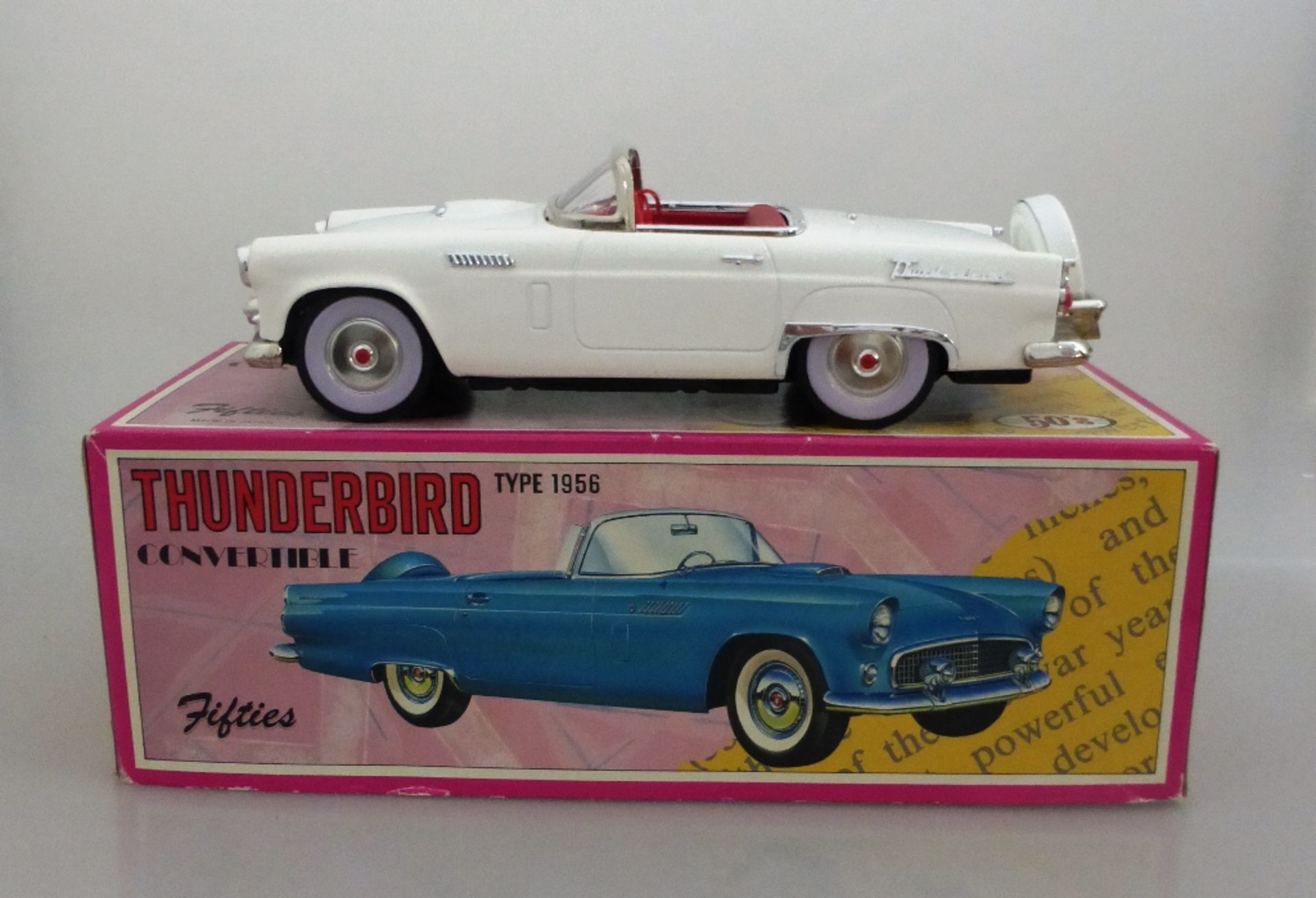 Fifties Japan, Oldtimer "Thunderbird", Type 1956, Blech, 50's Tokyo, unbespielt, im OK, l.