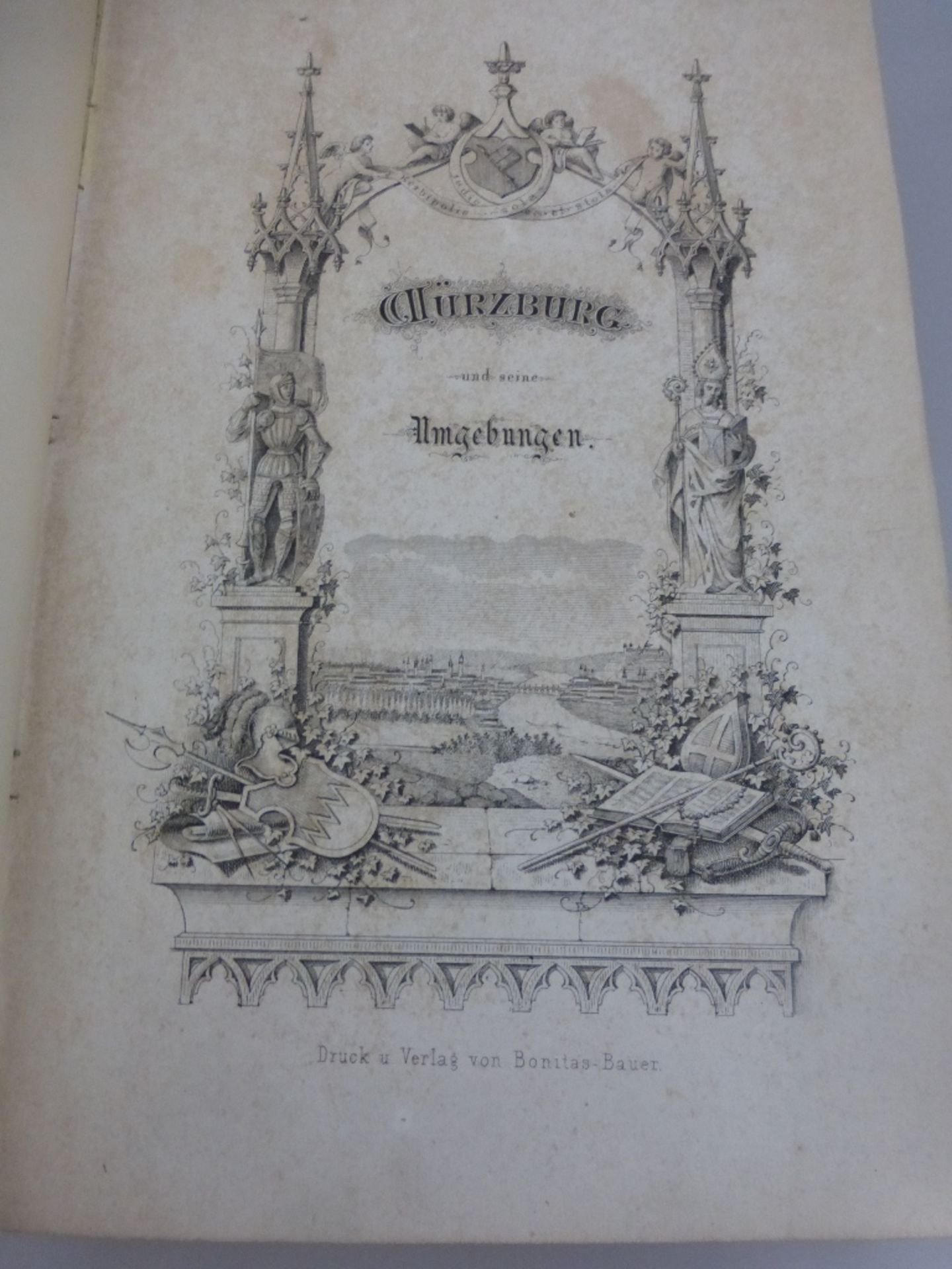 Heffner, Carl - Würzburg und seine Umgebungen, ein historisch-topographisches Handbuch, - Image 2 of 3