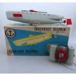 Anker Tauchboot Delphin, U-Boot mit Fernlenkung, Kunststoff, im OK mit