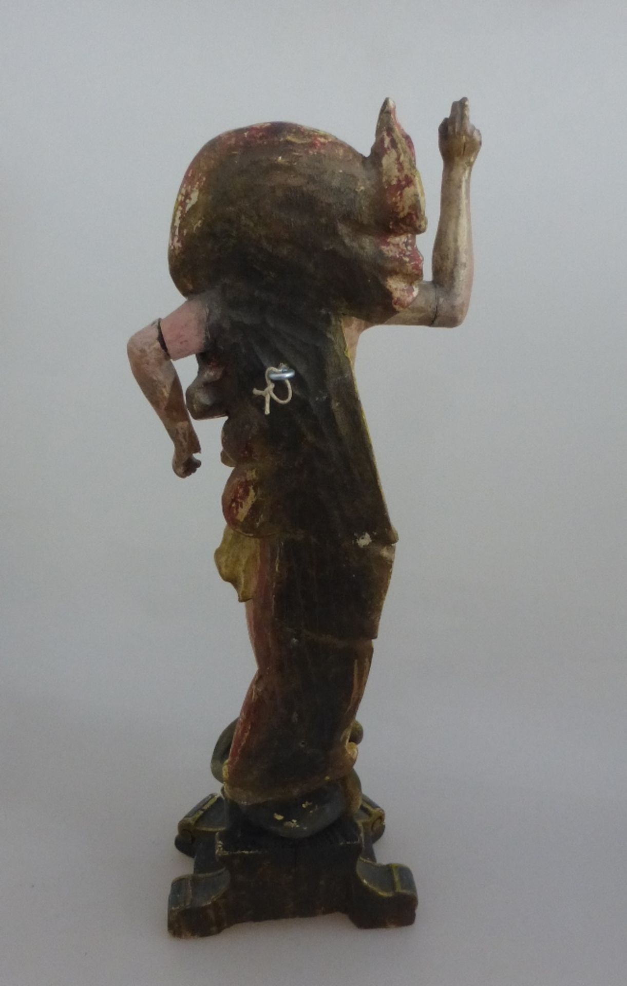 Auferstehungs-Christus, Holzschnitzerei, süddeutsch, 18.Jh., - Image 2 of 2