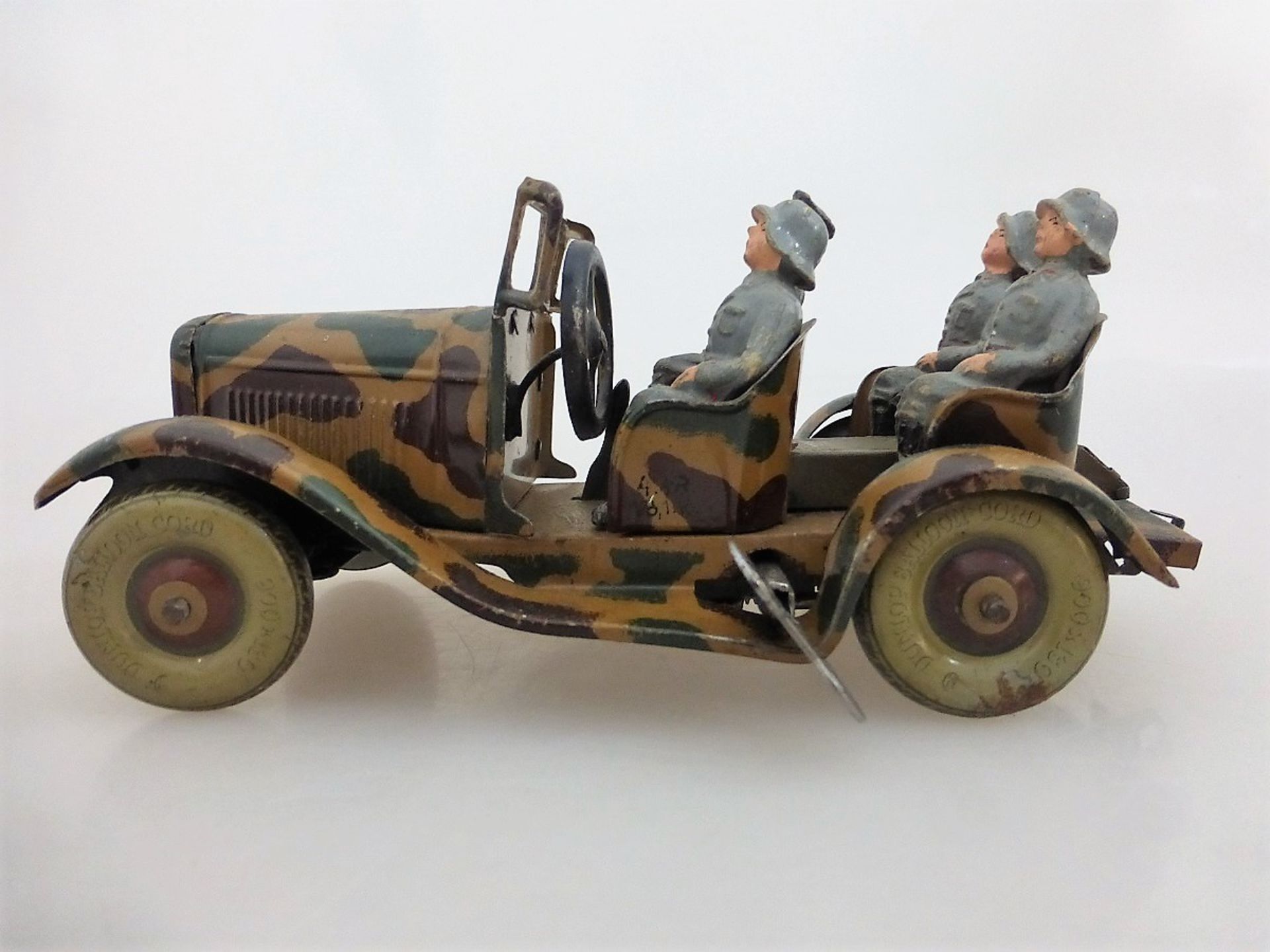 Blechspielzeug, deutsch 1930er Jahre, Tipp & Co., kleiner Kübelwagen, Blech, mimikry, 7cm - Image 4 of 4