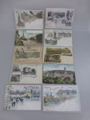 Konvolut Postkarten Deutschland, darunter Lithografien, Gruss aus.., insg. 30 Stück, bitte