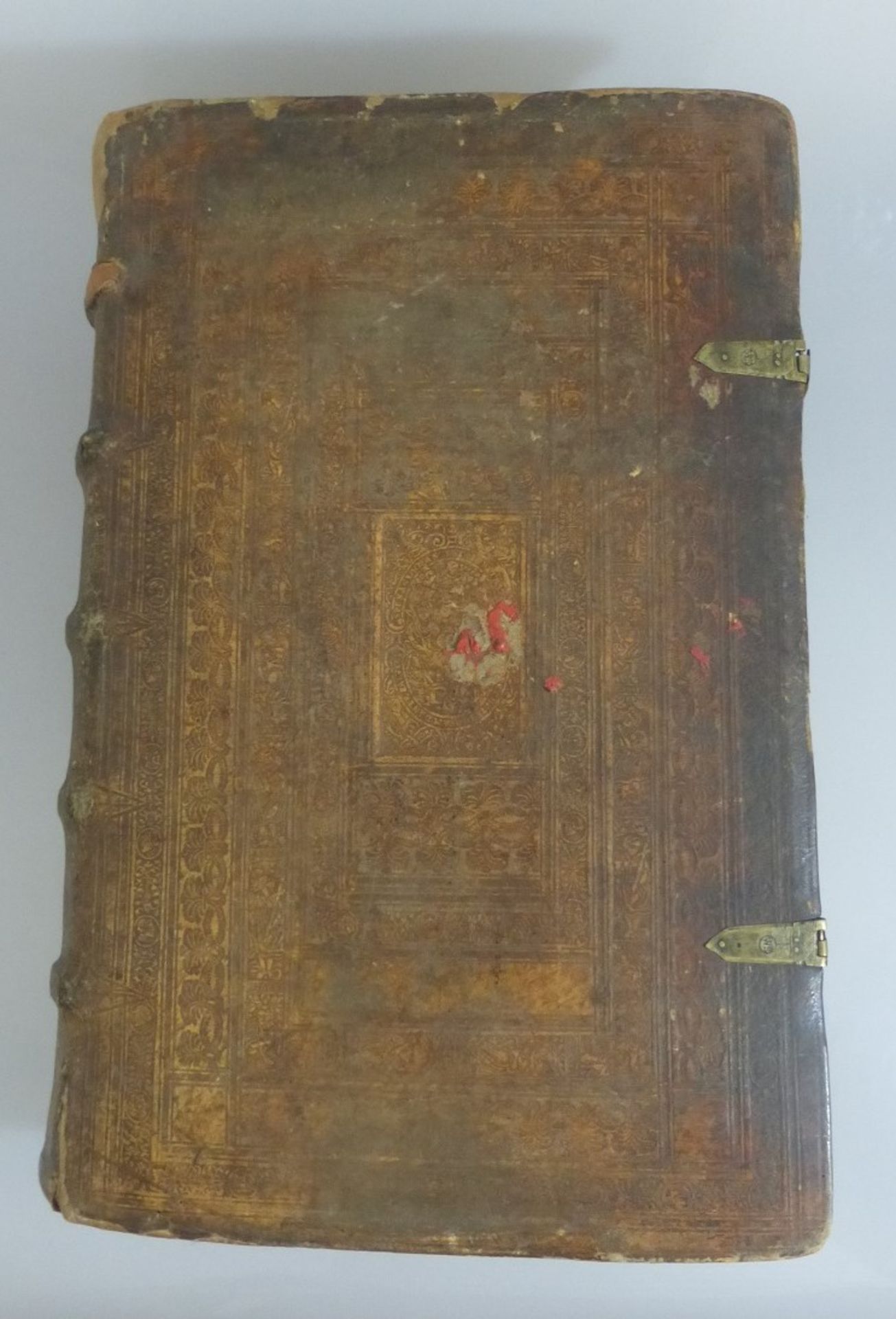 Religion - Luther Bibel, Wittenberg Lorenz Seuberlich 1610, geprägter Ledereinband, Seiten