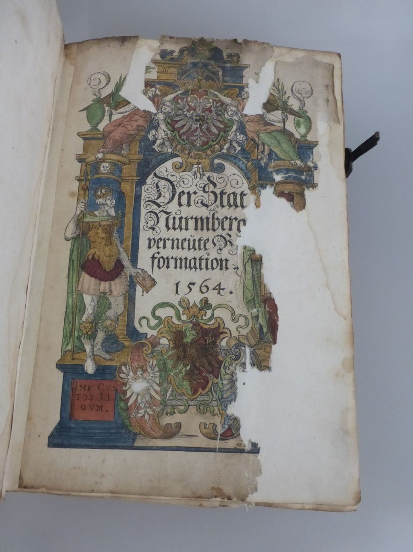 Stadt Nürnberg - Der Stat Nurmberg verneute Reformation 1564, Nürnberg, Valentin Geißler, - Bild 2 aus 12