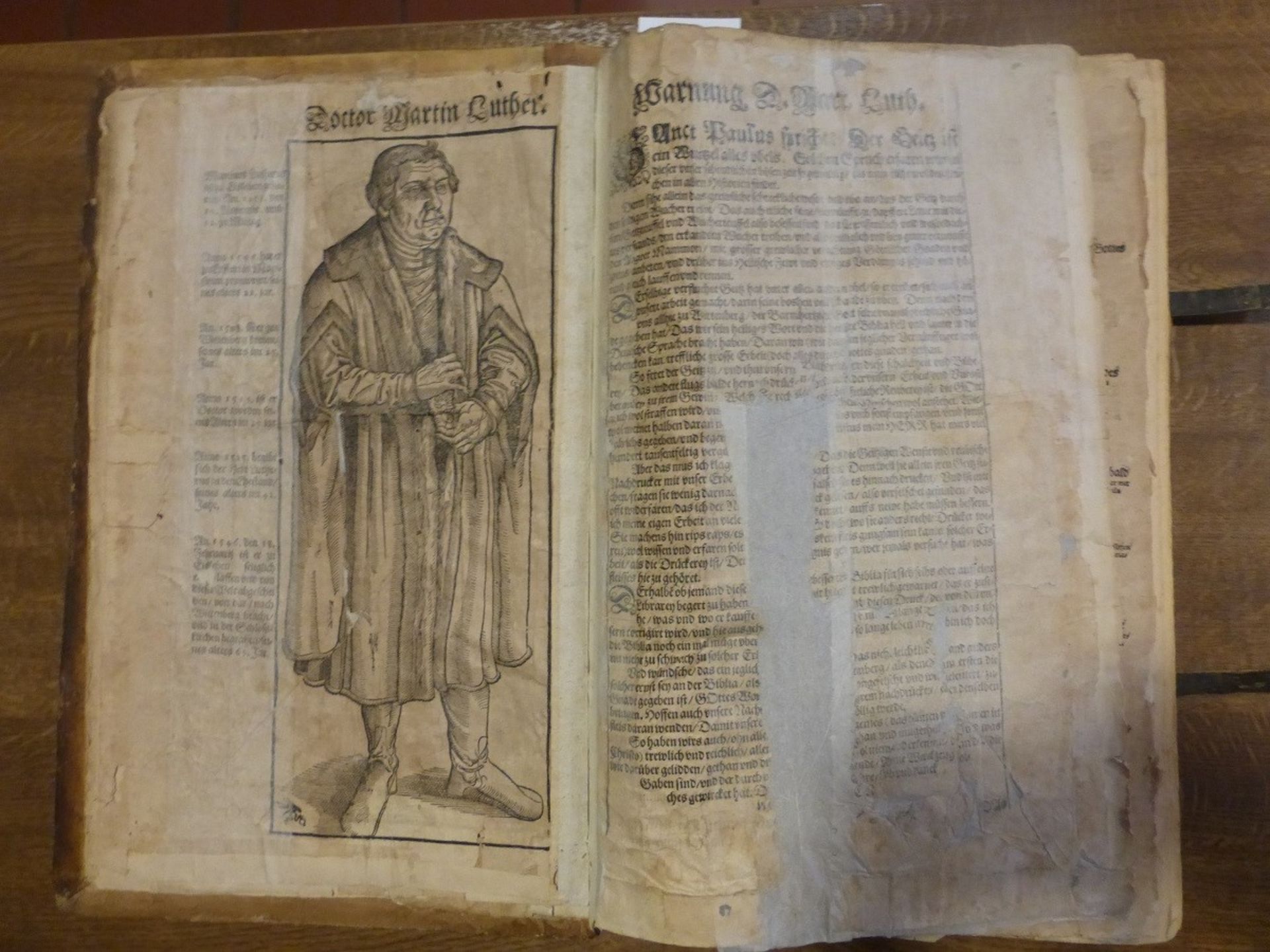 Religion - Luther Bibel, Wittenberg Lorenz Seuberlich 1610, geprägter Ledereinband, Seiten - Bild 10 aus 20