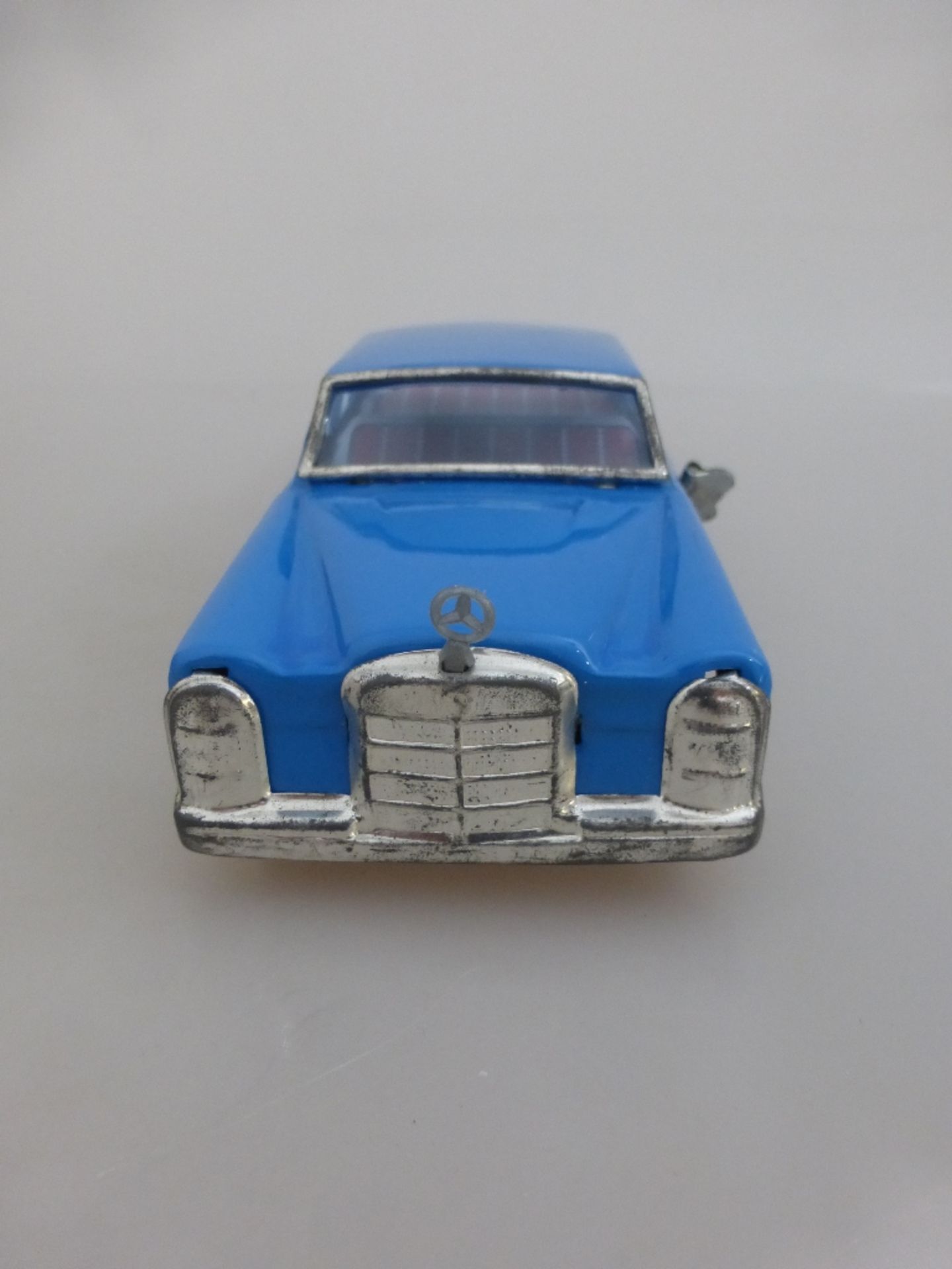 Blechspielzeug, Mercedes Benz 250 SE, Federwerk, No. 10003, Made in Japan, l. 18cm, - Bild 2 aus 3