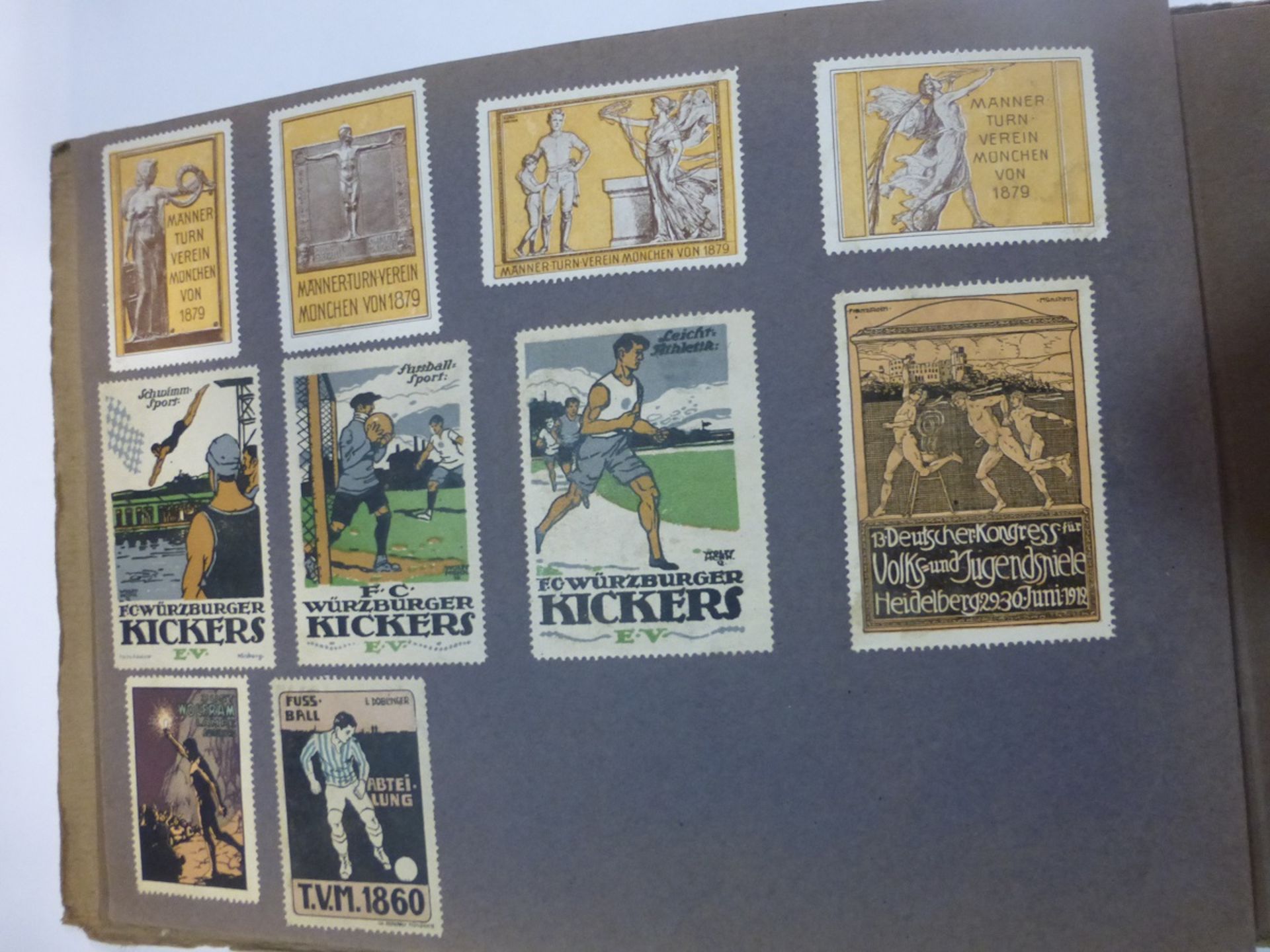 3 Alben mit eingeklebten Reklamemarken, 1.H.20.Jh., darunter seltene Reklamemarken, bitte - Bild 7 aus 7