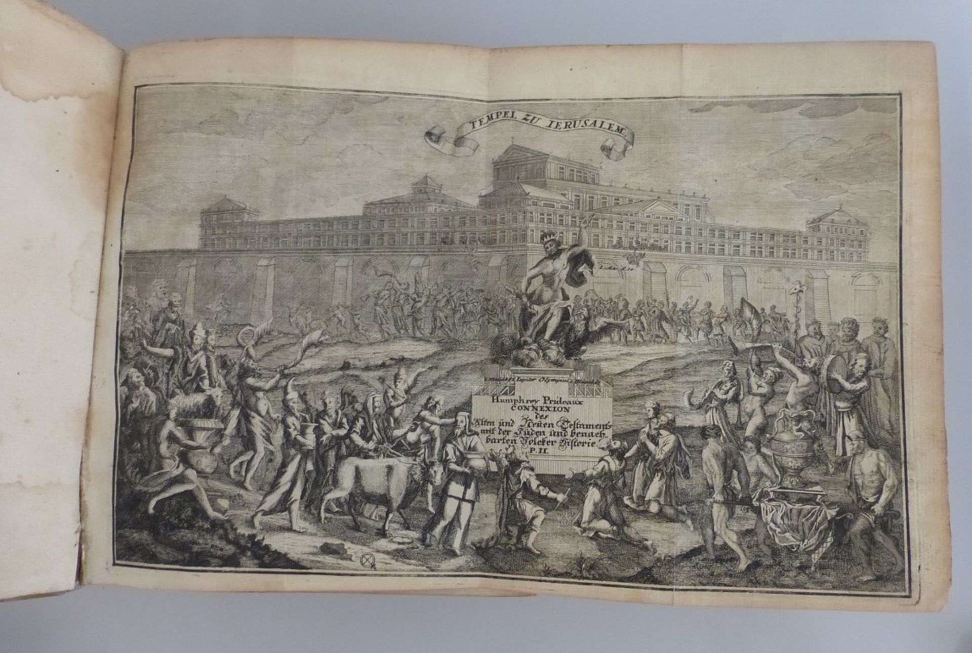 Bibel - Humphrey Prideaux - Alt- und Neues Testament, August Titteln, Dresden 1721, - Image 3 of 3