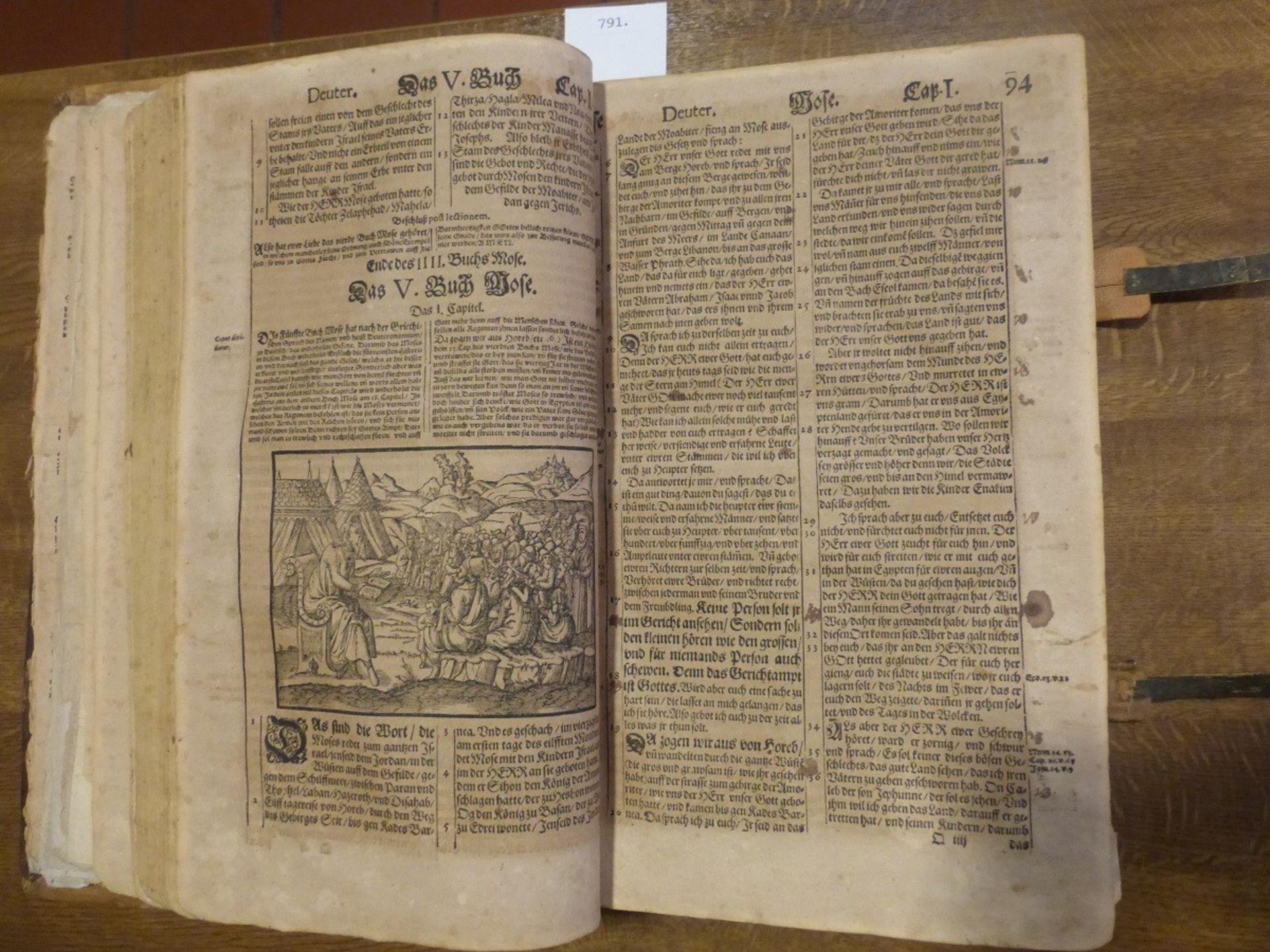 Religion - Luther Bibel, Wittenberg Lorenz Seuberlich 1610, geprägter Ledereinband, Seiten - Bild 11 aus 20