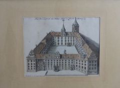 Bodenehr der Ältere, Gabriel (1664/73 - 1758/66 Augsburg) - Kupferstich, "Das Collegium