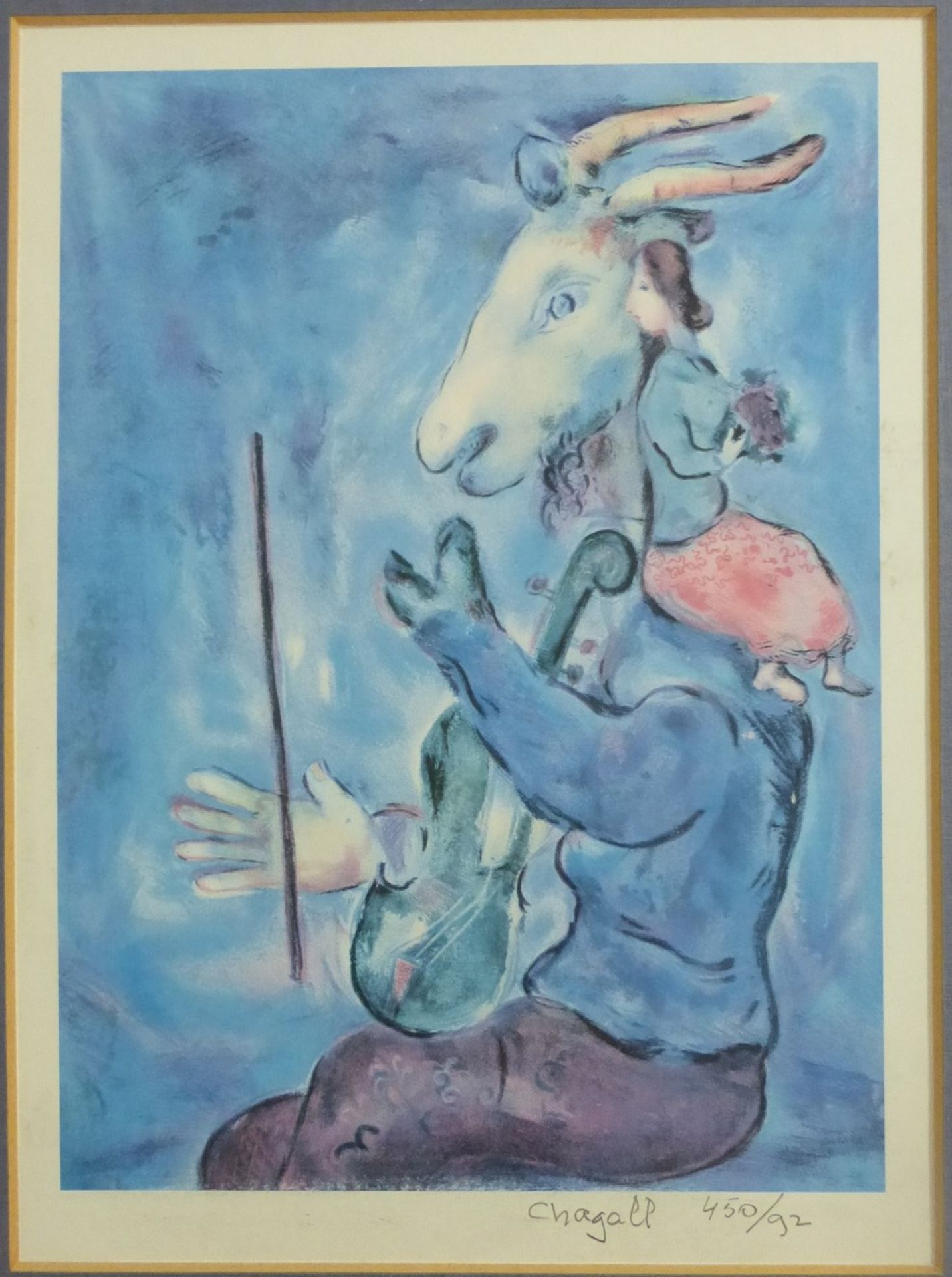 Chagall, Marc (1887 Witebsk - 1985 Paul de Vence), Farbdruck "Frühling", re.u.sign. u.