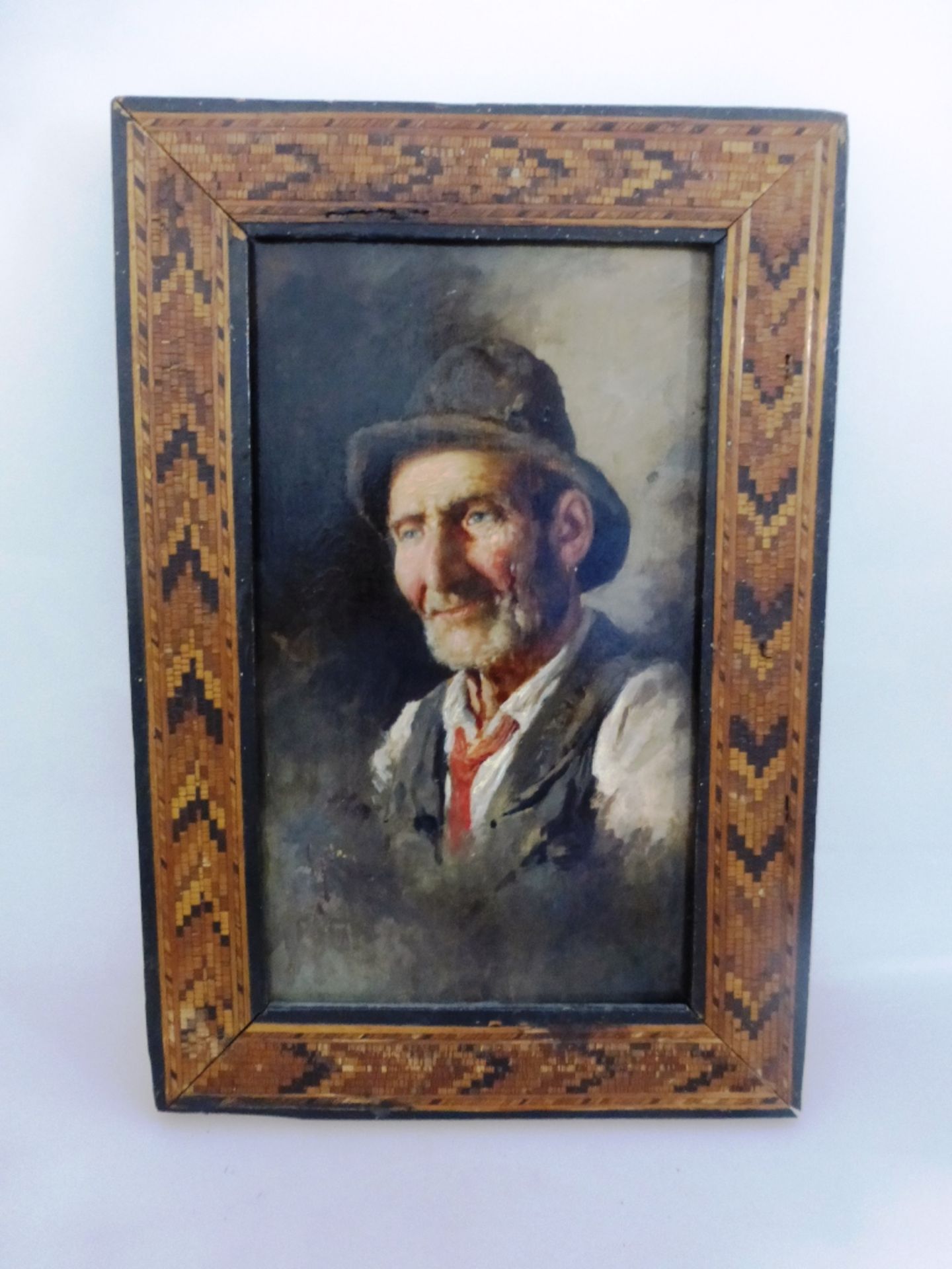 Giardello, Giuseppe (1877 - 1920 Neapel), Portait eines Fischers, Öl/Holz, u. li. schwach