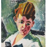 Hermann Max Pechstein 1881 Zwickau - 1955 Berlin Bildnis einer jungen Frau (Dora Steinbart). Um