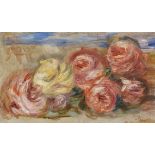 Pierre-Auguste Renoir 1841 Limoges - 1919 Cagnes-sur-Mer Rosen. Um 1915. Öl auf Leinwand. Rechts