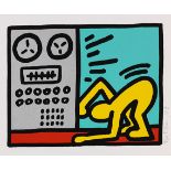 Keith Haring 1958 Reading/Pennsylvania - 1990 New York Pop Shop Quad III. 1989. Farbserigrafie.