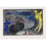 Marc Chagall 1887 Witebsk - 1985 Saint-Paul-de-Vence Le Songe du Capitaine Bryaxis. 1961.