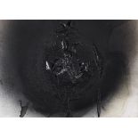 Otto Piene 1928 Bad Laasphe - 2014 Berlin Black Rose Marble. 1983. Mischtechnik. Öl, Feuer- und