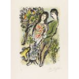 Marc Chagall 1887 Witebsk - 1985 Saint-Paul-de-Vence L'Oranger. 1975. Farblithografie. Sorlier