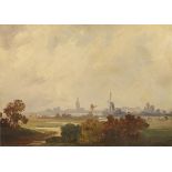 Friedrich Voltz 1817 Nördlingen - 1886 München Herbstlandschaft in Holland. Wohl um 1846. Öl auf