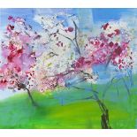 Rainer Fetting 1949 Wilhelmshaven - lebt und arbeitet in Berlin Japanische Kirschblüten. 2007. Öl
