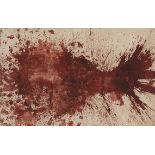 Hermann Nitsch 1938 Wien - lebt und arbeitet in Prinzendorf Ohne Titel (Schüttbild). 1961.