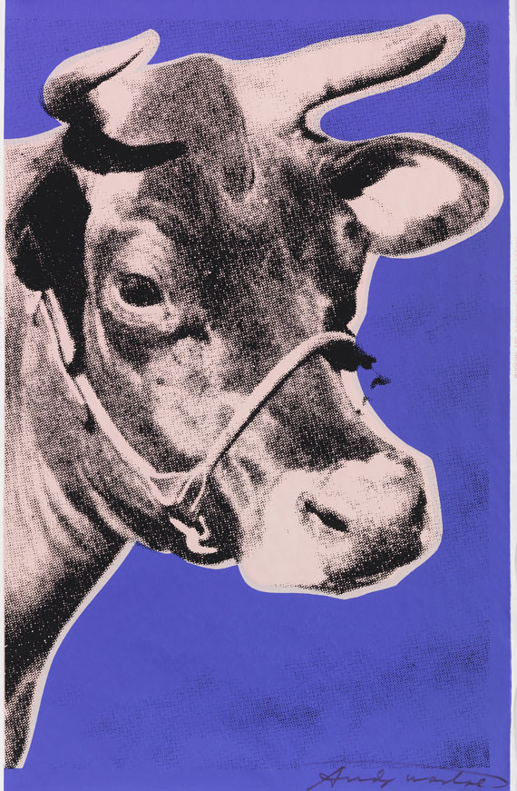 Andy Warhol 1928 Pittsburgh - 1987 New York Cow. 1976. Farbserigrafie. Feldman/Schellmann/Defendi