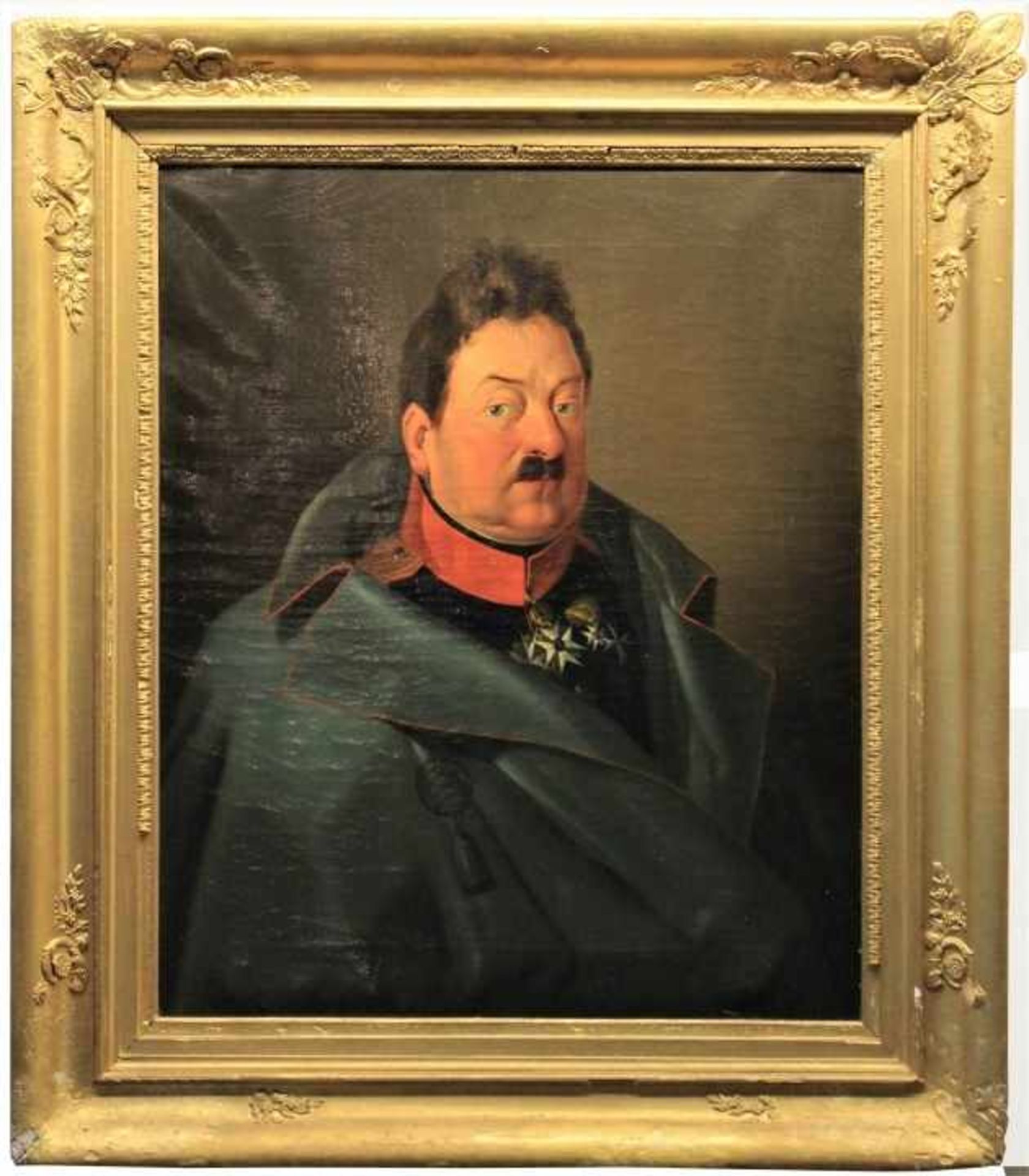 Gemälde - Umkreis Franz Krüger (1797 Großbadegast - 1857 Berlin) "Adelsportrait - Träger des