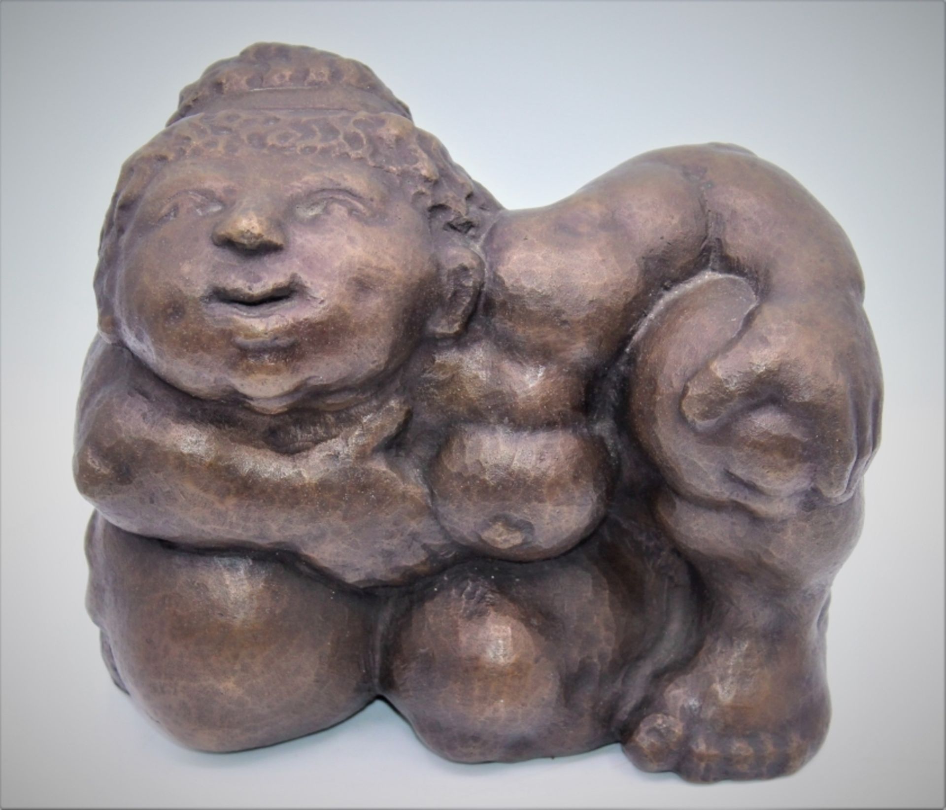 Skulptur - Rudolf Schwaiger (1924 Ebensee - 1979 Wien) "Magdalena", Bronze, signiert, Nr. 2/6,