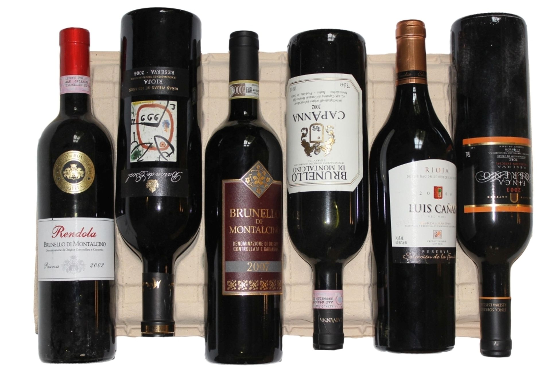 Wein (im Keller gelagert) 1. 1 Flasche - Brunello di Montalcino 2002 Capanna 2. 1 Flasche - Brunello