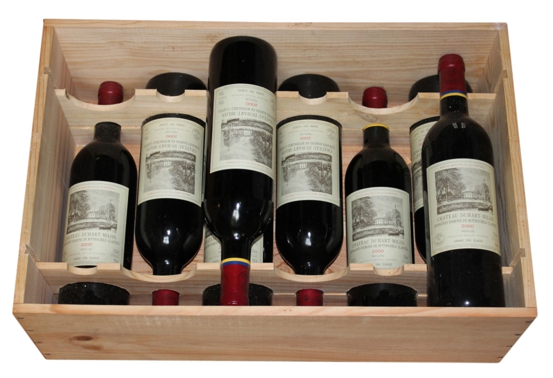 Wein (im Keller gelagert) 8 Flaschen - Chateau Duhart Milon Domaines Barons De Rothschild Lafite