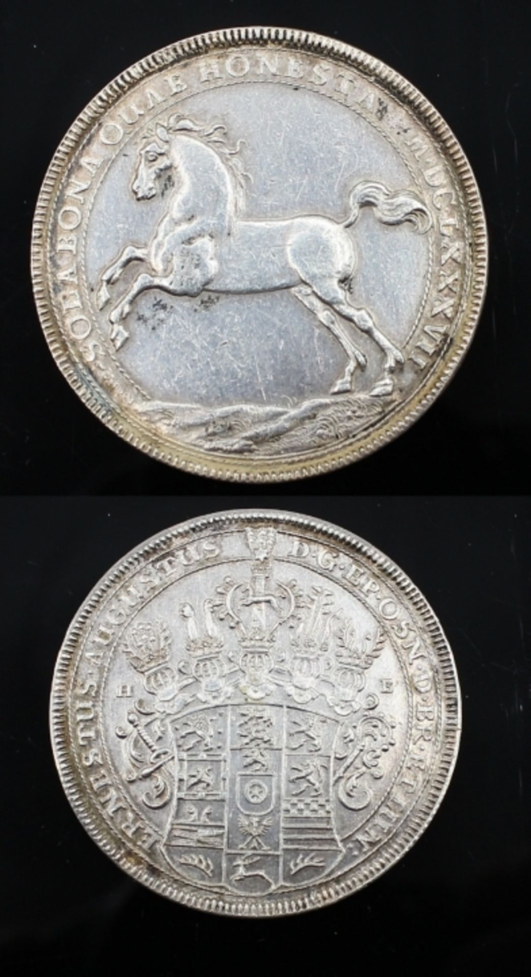 Silbermünze - Löser zu 4 Thalern 1687 Ernst August von Osnabrück, Solabona, Braunschweig und