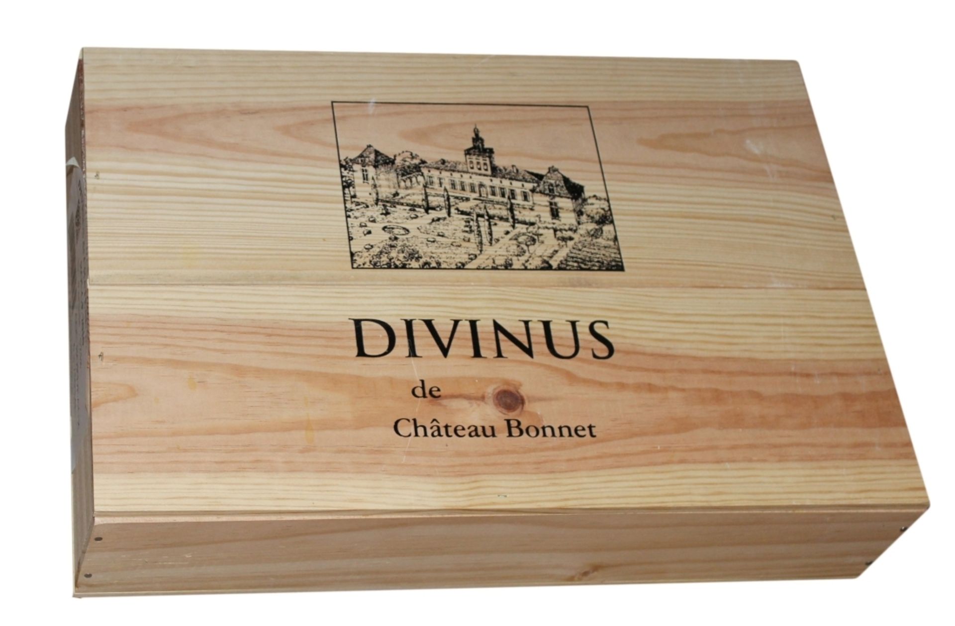 Wein (im Keller gelagert) Divinus de Chateau Bonnet, Rouge 2010, AOC Bordeaux,l 6 x 750 ML, original