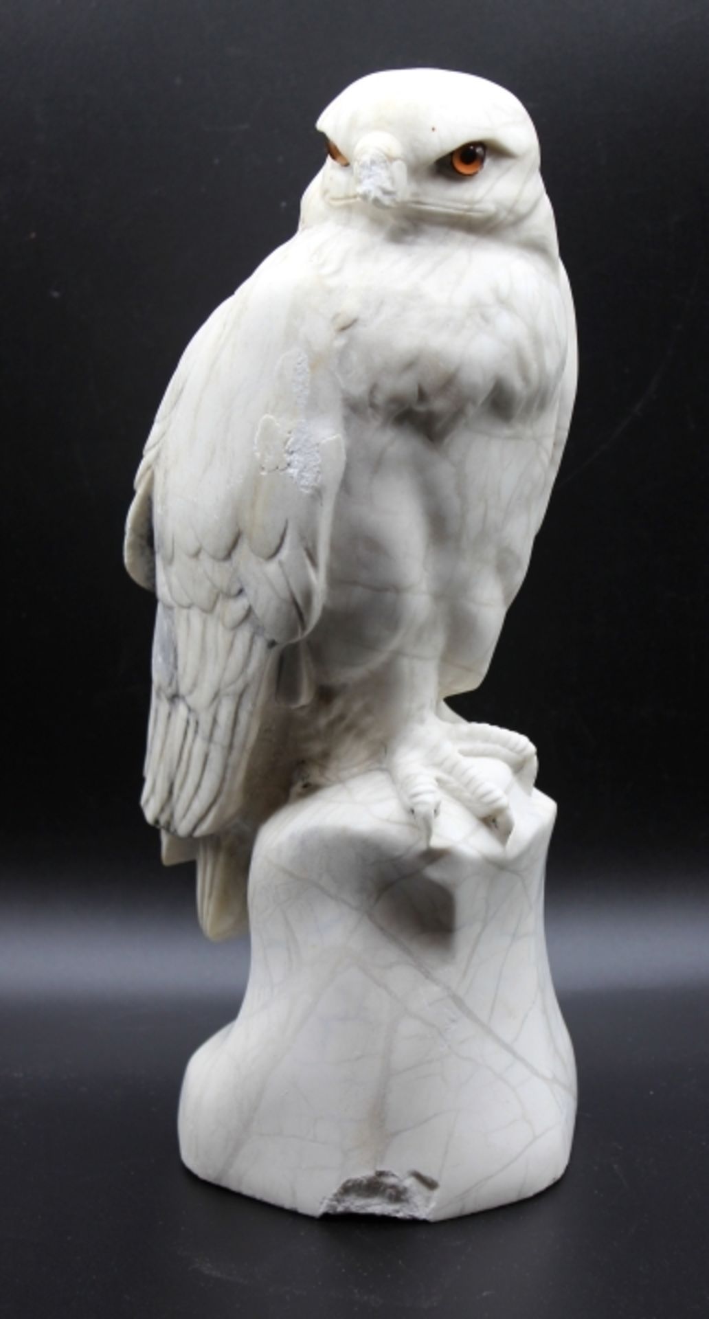 Figur - in der Art von Anton Büschelberger (1869 Eger - 1934 Dresden) "Sitzender Adler", unsigniert,