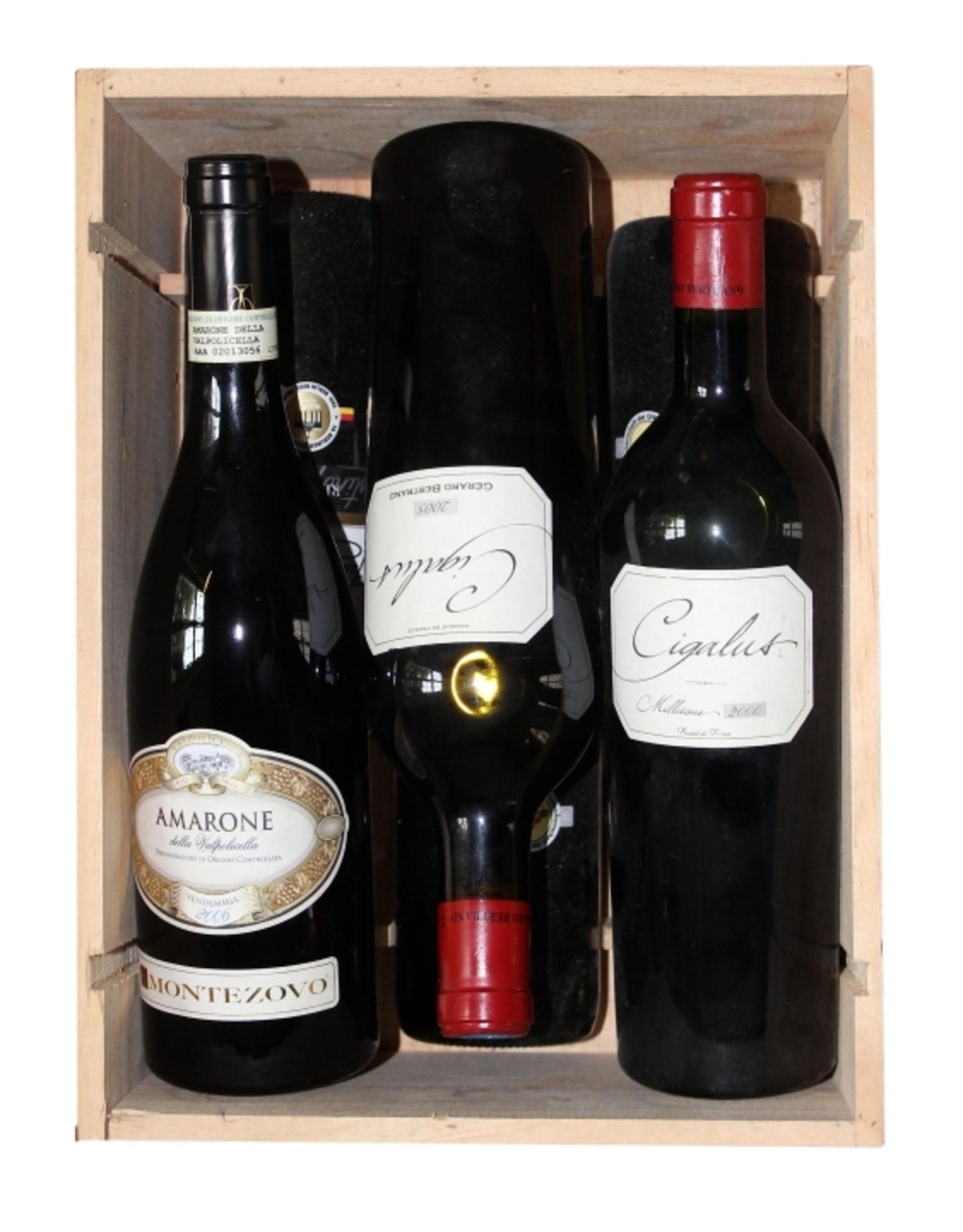 Wein (im Keller gelagert) 1. 1 Flasche - Amarone della Valpolicella, Vendemmia 2006, Monte Zovo 2. 1