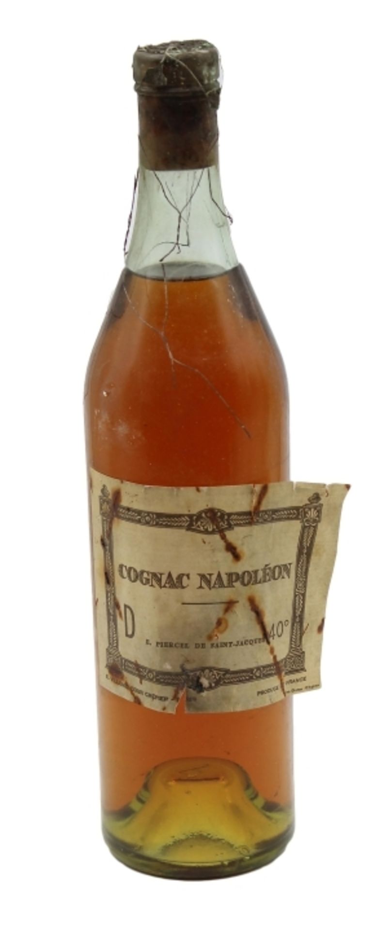 Cognac Napoleon E. Piercel de Saint wohl nach 1960, Jacques e. Villome, Cour Crepier Paris France