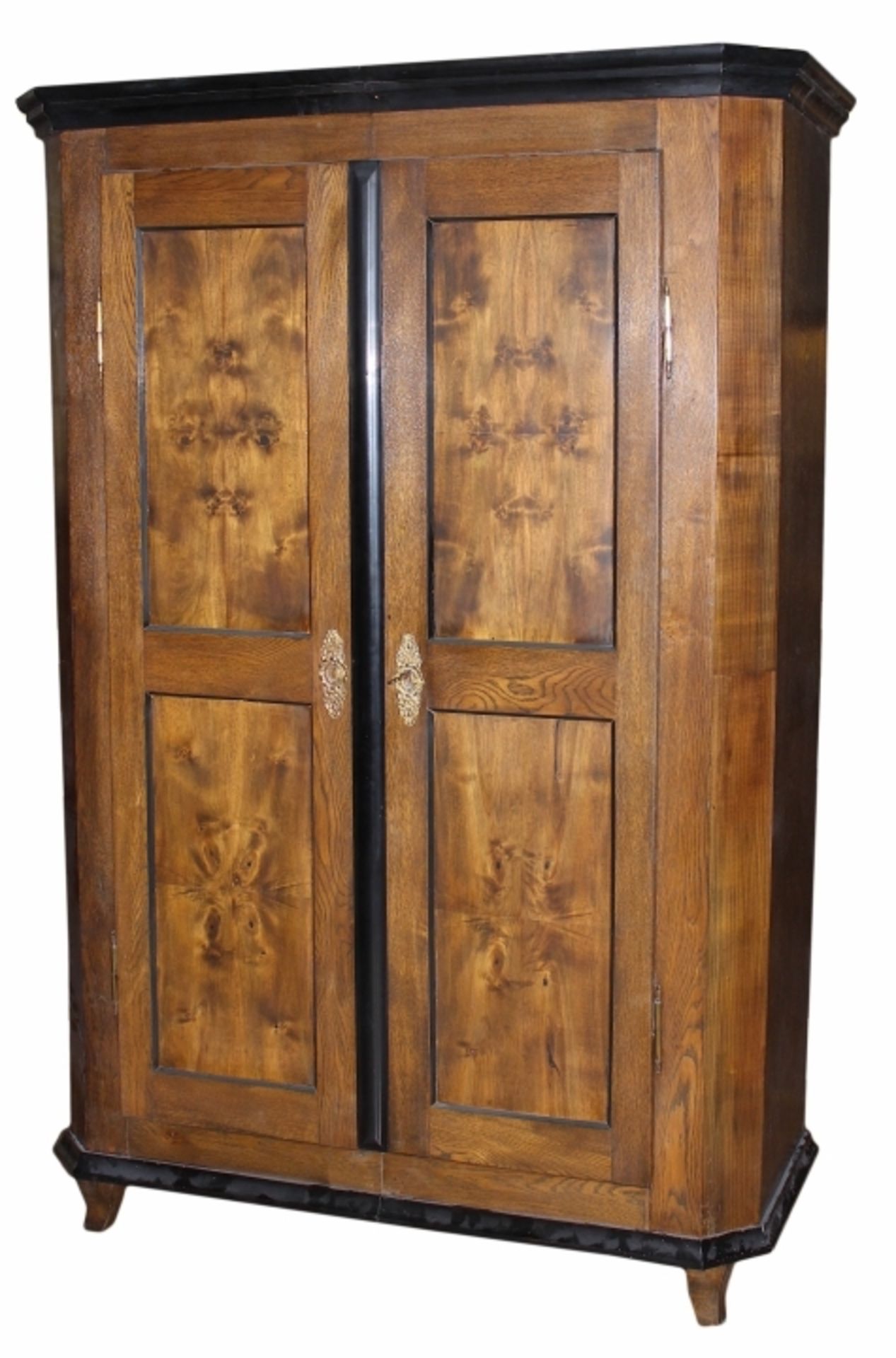 Dielenschrank - Biedermeier 1.H.19.Jahrhundert deutsch, 2-türig, Eichenkorpus massiv und furniert,