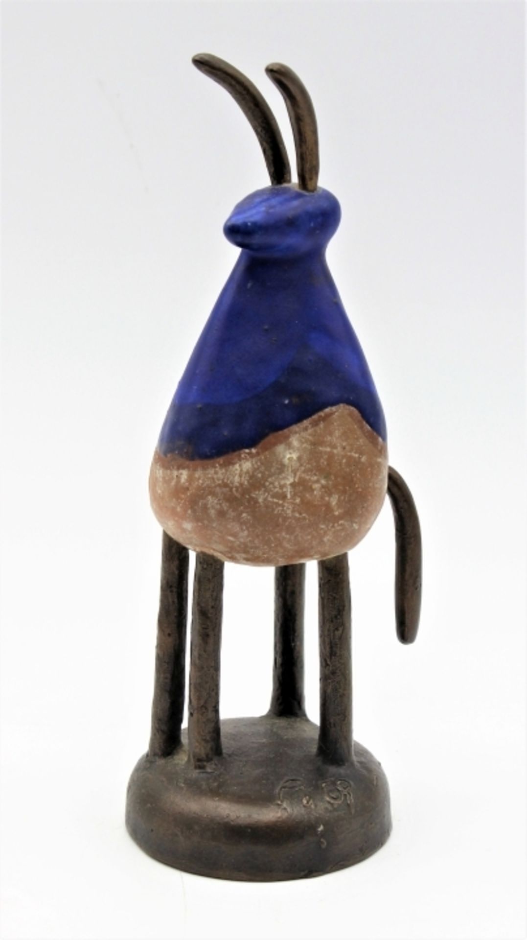 Figur - Peter Mayer (1938 Schwandorf / Bayern 2009) "Vogelwächter", monogrammiert und datiert (19)