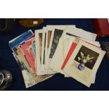 Assorted 'Country Life' Prints, M Willis, waterco