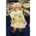 Armand Marseille doll,l bisque head, ball jointed