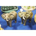 Beswick pottery elephant and another. (2)