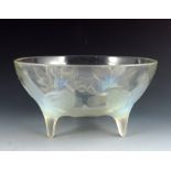 Rene Lalique, a Lys glass bowl