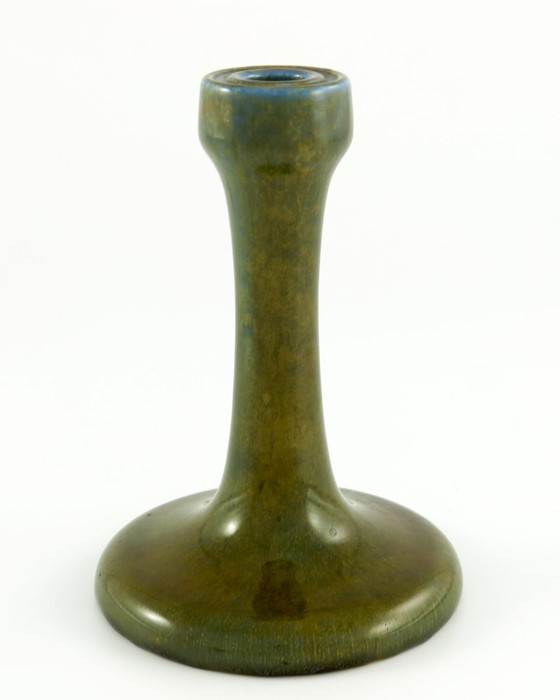 A Ruskin Souffle glazed candlestick, 1922 - Image 3 of 6