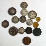 A group of pre-decimal coins